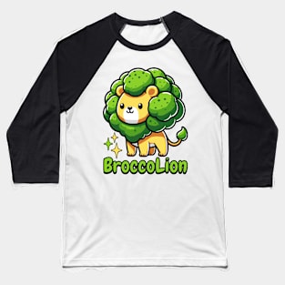 Broccoline! Cute Broccoli Lion! Cute Food Animals Baseball T-Shirt